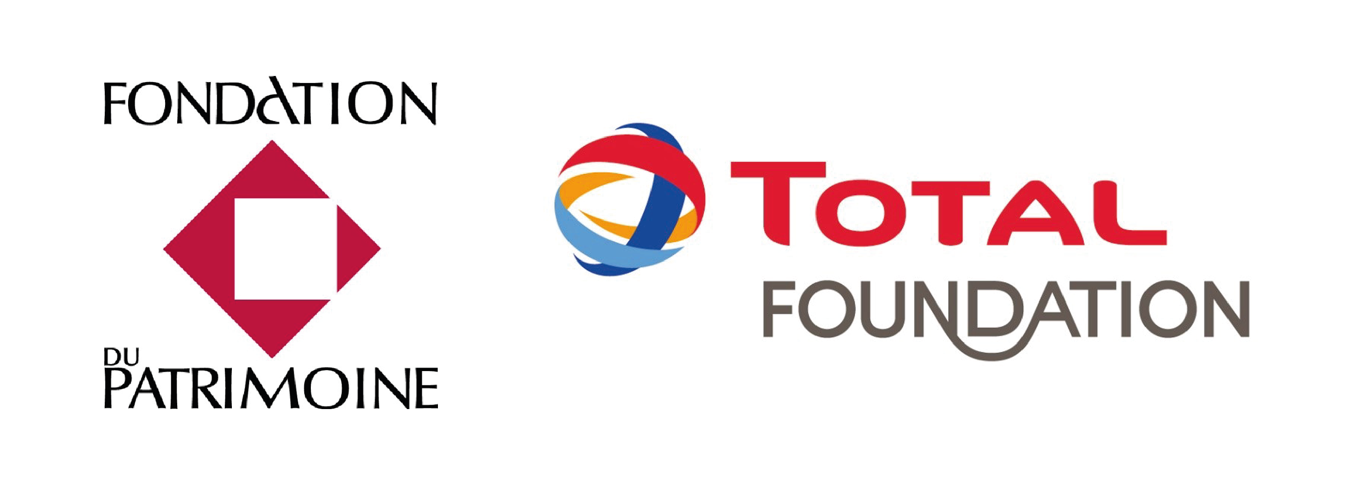 Logo Fondation du patrimoine et Total Foundation
