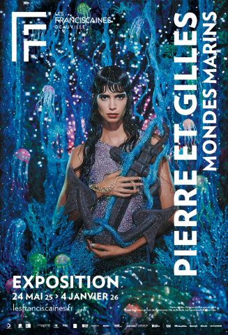 Affiche de l'exposition Pierre et Gilles, Mondes marins