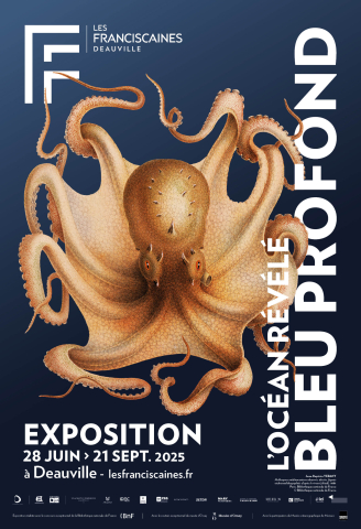 Affiche de l'exposition Bleu profond