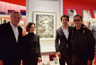 Dévoilement de l'oeuvre de Valérie Belin